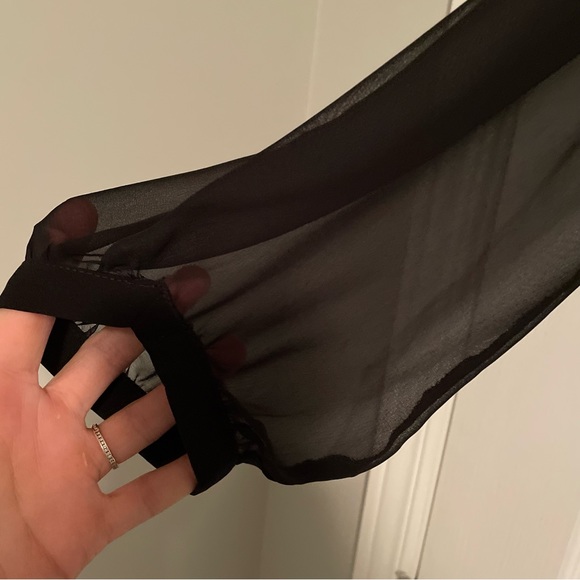 ADELYN RAE | Sheer Balloon Sleeve Blouse - Picture 4 of 5